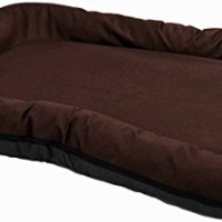 In-und-Outdoor-Hundebett-XXL-117-x-86cm-Braun-Eckig-Wasserdicht-Hundesofa-Hundekorb-0-0