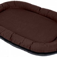 In-und-Outdoor-Hundebett-XXL-117-x-86cm-Braun-Eckig-Wasserdicht-Hundesofa-Hundekorb-0-3