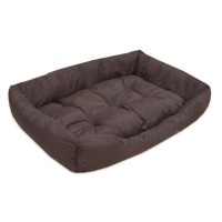 Tierbett-Hundebett-Katzenbett-Tierkissen-Slim-S-Braun-0