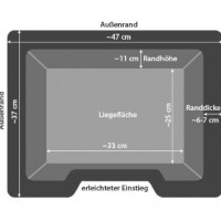 Tierbett-Hundebett-Katzenbett-Tierkissen-Slim-S-Braun-0-4