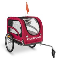 DURAMAXX-King-Rex-Fahrradanhnger-Hundeanhnger-250l-40kg-Stahlrohr-rot-0