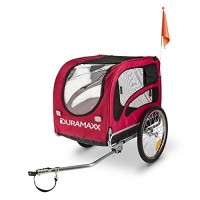 DURAMAXX-King-Rex-Fahrradanhnger-Hundeanhnger-250l-40kg-Stahlrohr-rot-0-3