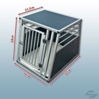 Hundebox-Alubox-Hundetransportbox-Autobox-Einlegematte-Inbus-Verschraubung-Gre-L-0