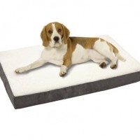 Hundekissen-Ortho-Bed-mit-Visco-Innenkern-Eckig-S-L-grau-Hundeliegekissen-Gesundheitskissen-Hundebett-0