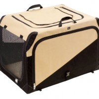 Hunter-44958-Hundetransportbox-beigeschwarz-Gre-L-0