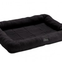 Hunter-60780-Hundebett-Cozy-Gre-105-x-70-x-10-cm-schwarz-0