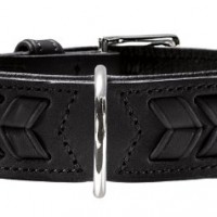 Hunter-Halsband-El-Paso-Gr-65-Sattelleder-schwarz-0