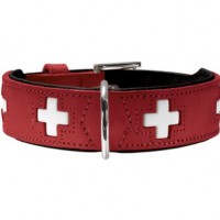 Hunter-Halsband-Swiss-RotSchwarz-Hundehalsband-Hunde-Lederhalsband-0