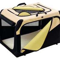 Hunter-Hunde-Nylon-Falt-Transportbox-SchwarzBeige-Hundetransportbox-Katzentransportbox-Hundebox-S-XL-0