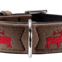 Hunter-Hundehalsband-My-Deer-Gr-65-Filz-kaffee-0