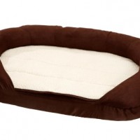 Karlie-65974-Hundebett-Ortho-Bed-Oval-braun-100-x-65-x-24-cm-0