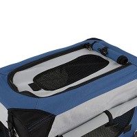 Klappbare-Transportbox-fr-Hund-Katze-Kleintier-in-den-Gren-S-XXXXL-whlbar-inklsuive-Polster-0-2