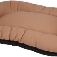 Knuffelwuff-Wasserfestes-Hundebett-XXL-120-x-100-Braun-Eckig-Leder-0-1