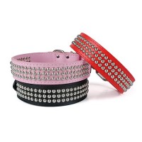 Kugel-Look-Hundehalsband-ein-Eyecatcher-Typ-Cindy-rosa-fr-jeden-Hund-Ausgefallen-Top-Qualitt-Pink-S-0