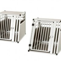 PKW-Alu-Auto-Hundebox-Alu-Autobox-Hundebox-Aluminium-Transportbox-Hundekfig-Hundegitter-Sicherheitsbox-frs-Auto-0-1