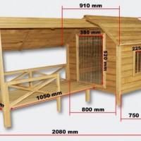 XXL-Hundehtte-Hundehaus-Massiv-Holz-mit-Balkon-Terasse-Lamellentre-0-2